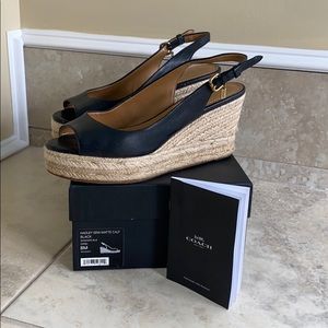 COACH Hadley espadrille wedge sandal